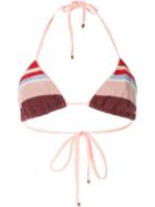 Suboo Midsummer Knitted Triangle Bikini Top - Multicolour