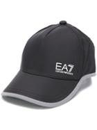 Ea7 Emporio Armani Printed Logo Baseball Cap - Black