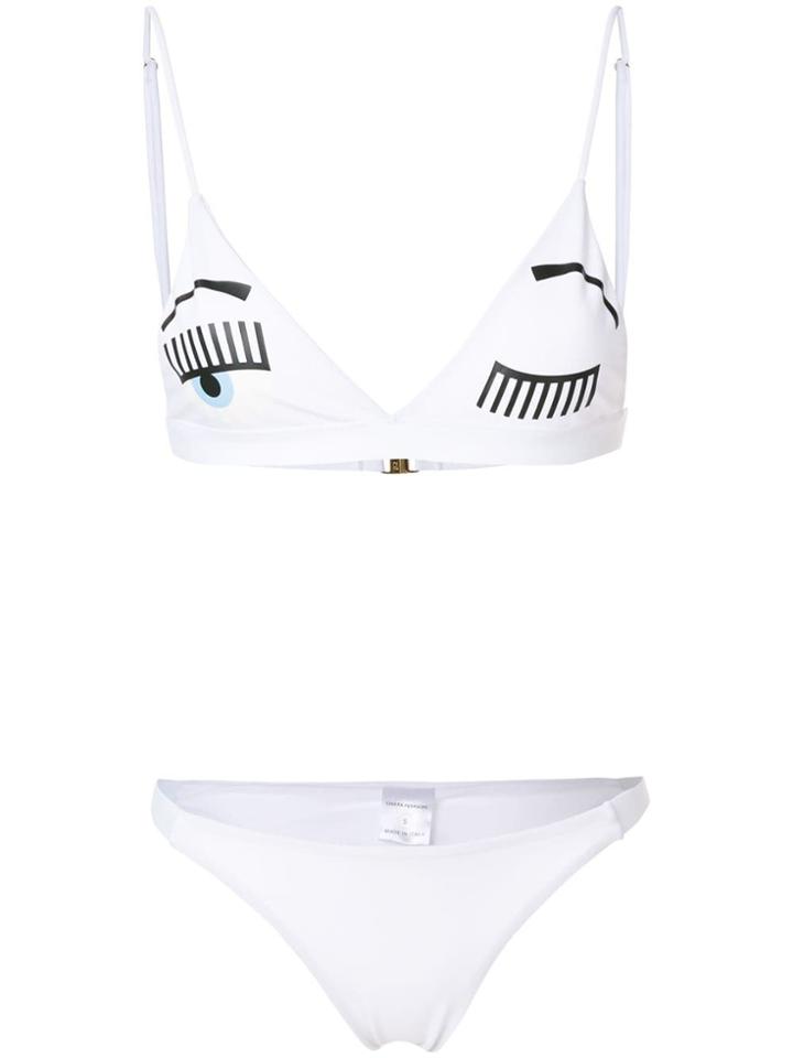 Chiara Ferragni Wink Bikini - White