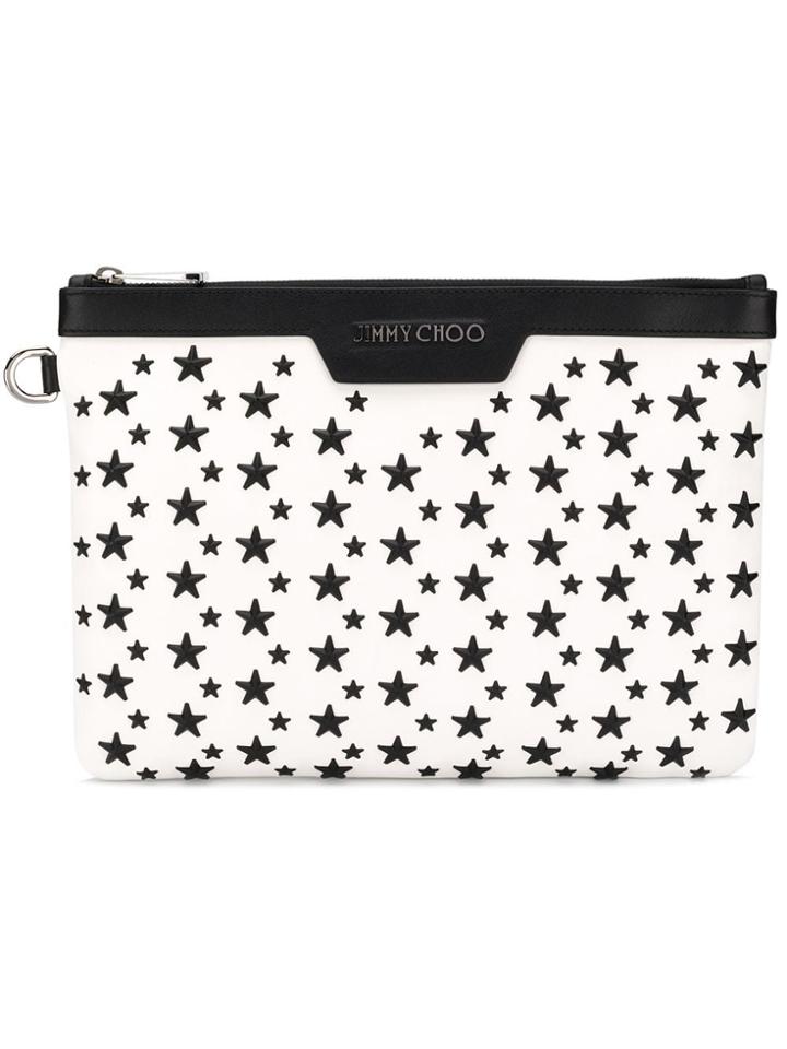 Jimmy Choo Derek Clutch - White