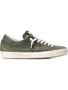 Philippe Model Bercy Low Sneakers, Men's, Size: 42, Green, Leather/rubber/cotton