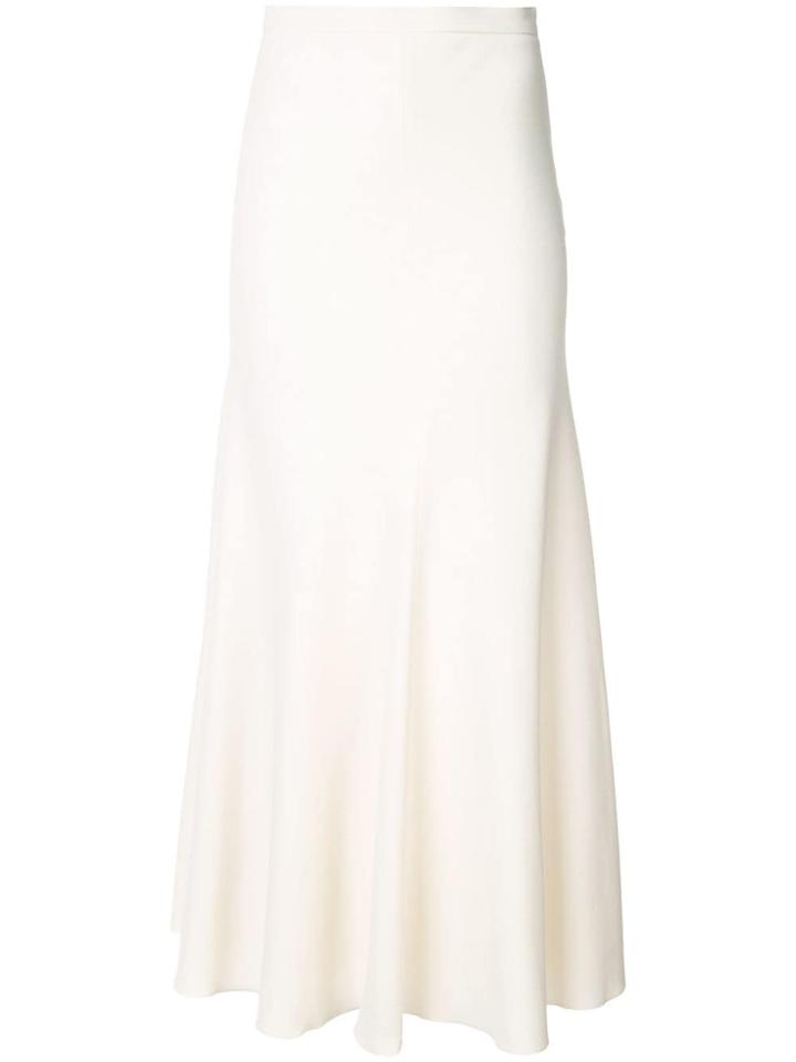 Giambattista Valli Crepe Midi Skirt - White