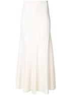 Giambattista Valli Crepe Midi Skirt - White