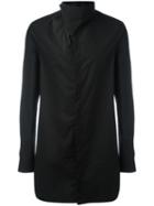 Rick Owens Island Shirt, Men's, Size: 48, Black, Cotton