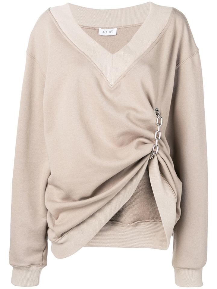 Act N&deg;1 Chain Detail Sweater - Neutrals