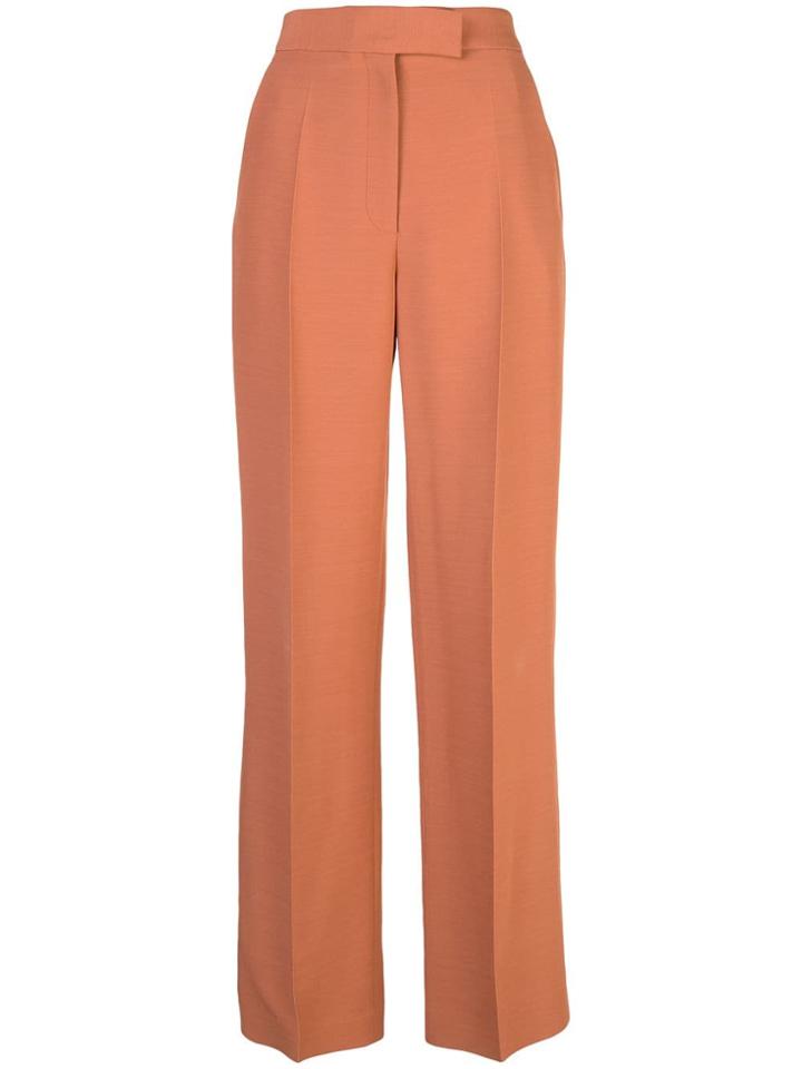 Partow High-rise Straight Trousers - Orange