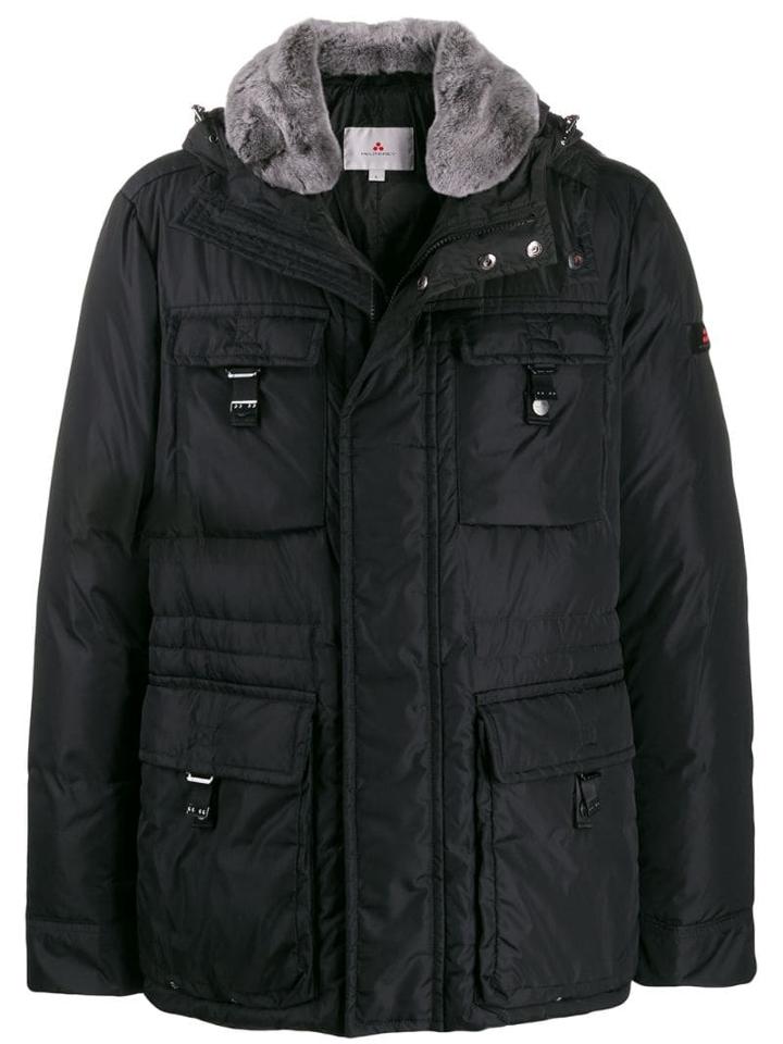 Peuterey Padded Zip Up Jacket - Black