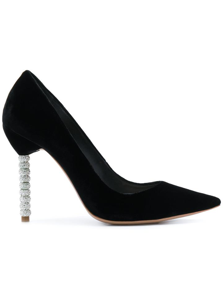 Sophia Webster Coco Crystal Pumps - Black
