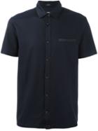 Boss Hugo Boss Ribbed Shirt, Men's, Size: Large, Blue, Cotton