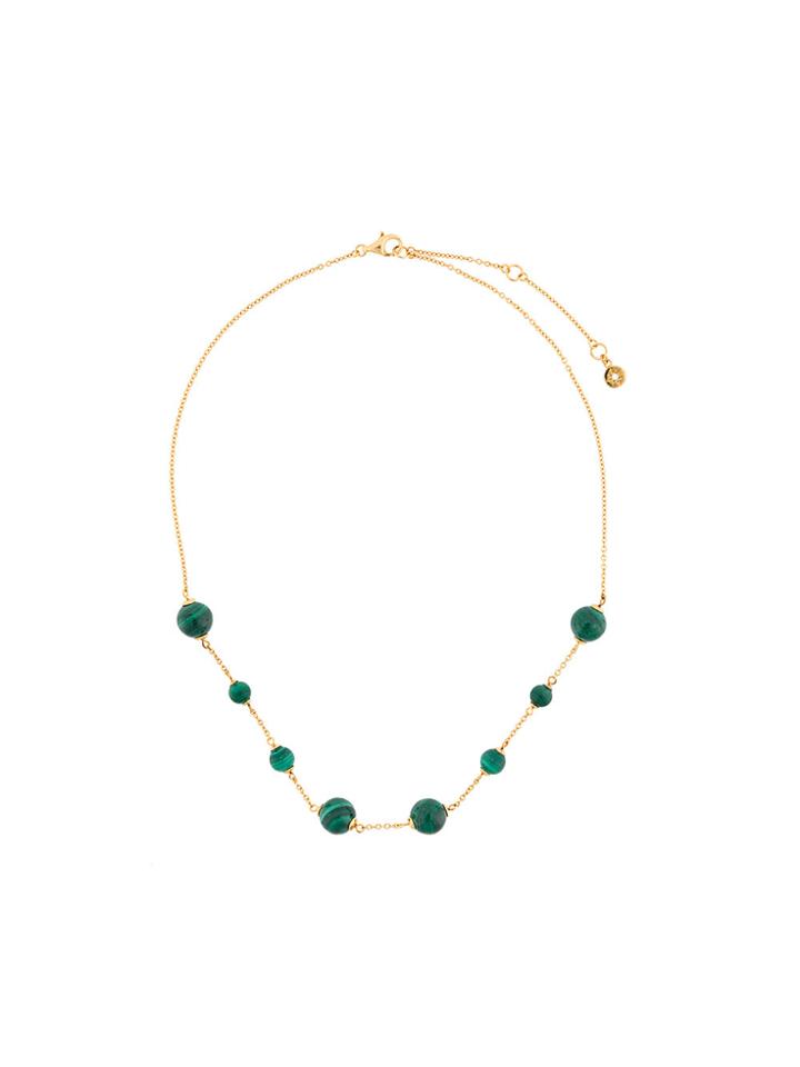 Astley Clarke Malachite Peggy Necklace - Metallic