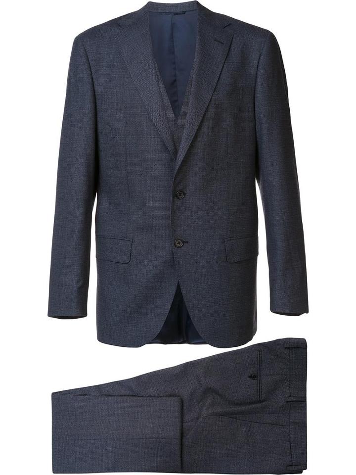 Simeone Napoli Formal Three-piece Suit, Men's, Size: 52, Grey, Virgin Wool
