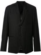 Lemaire Double Button Jacket, Men's, Size: 50, Black, Virgin Wool/cashmere