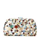 Serpui Mother Of Pearl Clutch - Multicolour