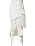Maticevski 'cypher' Skirt, Women's, Size: 6, White, Spandex/elastane/silk/nylon/cotton