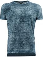 Avant Toi Faded Effect T-shirt - Blue