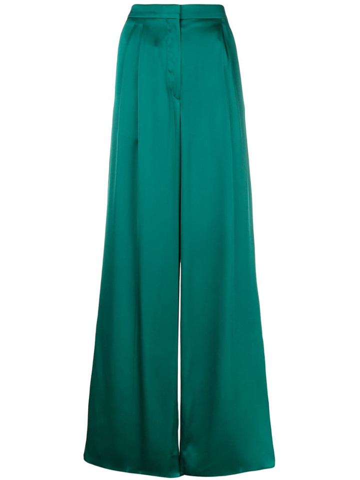 Rochas Wide Leg Trousers - Green