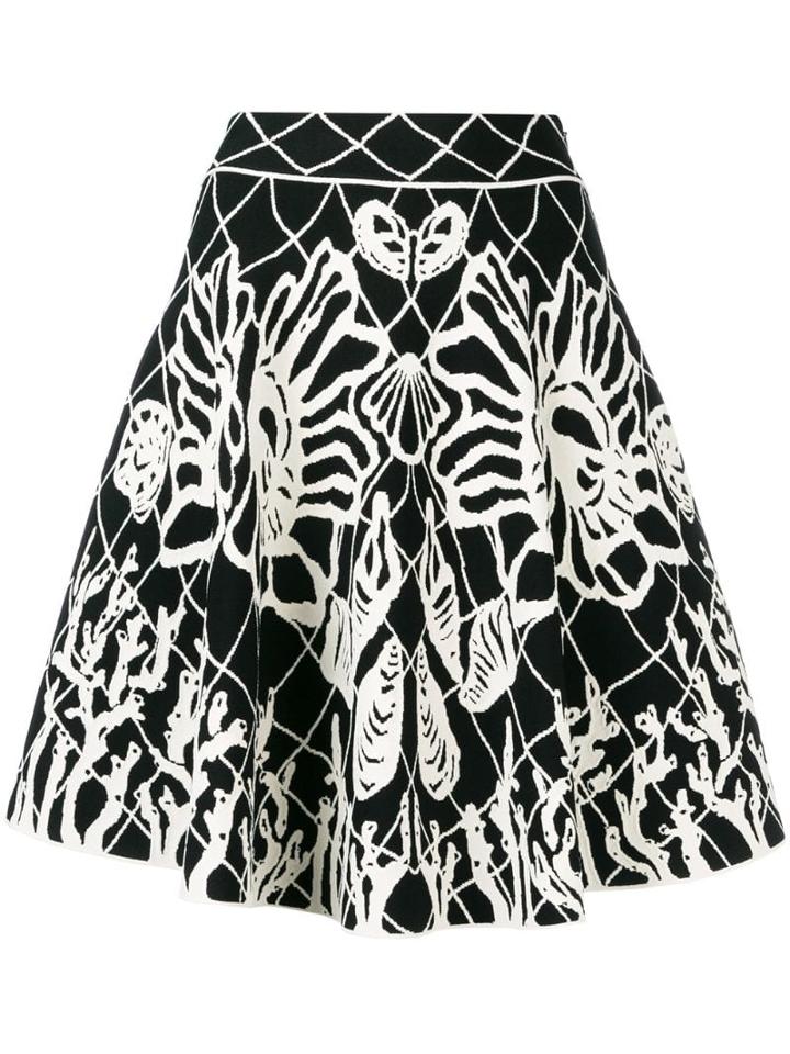 Alexander Mcqueen Spine Shell Mini Dress - White
