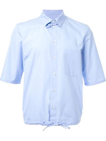 22/4 By Stephanie Hahn Tie Collar And Waist Shirt