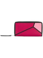 Loewe Geometric Continental Wallet - Pink