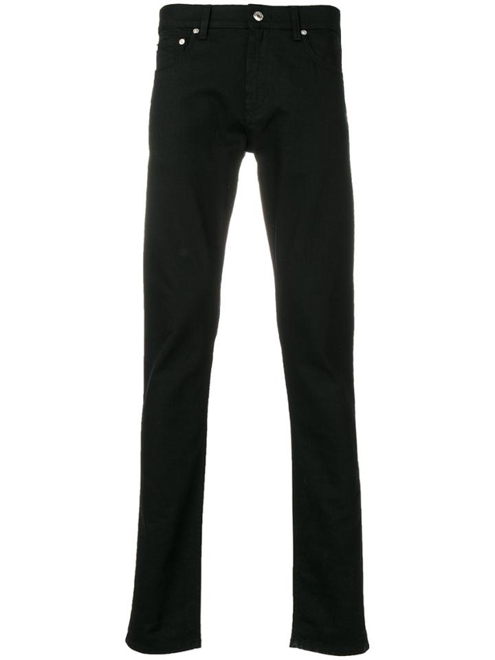 Alexander Mcqueen Slim-fit Trousers - Black