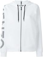 Kenzo Logo Print Hoodie, Women's, Size: Small, White, Cotton