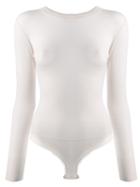 Forte Forte Long-sleeve Fitted Bodysuit - Neutrals