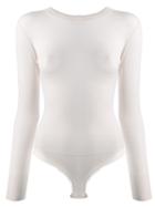 Forte Forte Long-sleeve Fitted Bodysuit - Neutrals