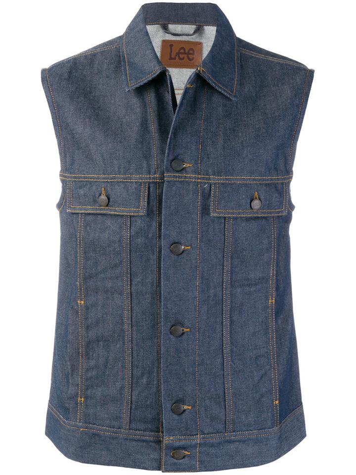 Kris Van Assche Lee X Kris Van Assche Denim Vest - Blue