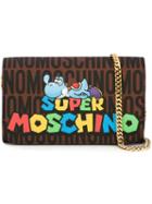 Moschino 'super Moschino' Yoshi Crossbody Bag, Brown, Pvc