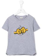 Paul Smith Junior Fist Bump T-shirt, Toddler Boy's, Size: 2 Yrs, Grey