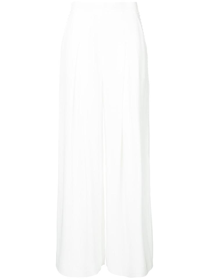 Comme Moi Wide-leg Trousers - White