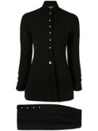 Chanel Pre-owned Cc Setup Jacket Skirt Suit - Black