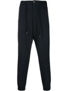 Pt01 Drawstring Tailored Trousers - Navy