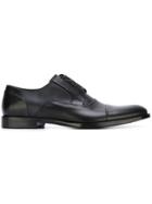 Dolce & Gabbana Panelled Derby Shoes - Black