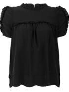 Ulla Johnson Shortsleeved Blouse, Women's, Size: Xs, Black, Silk