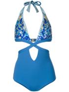 La Perla Floral Rhapsody Swimsuit - Blue