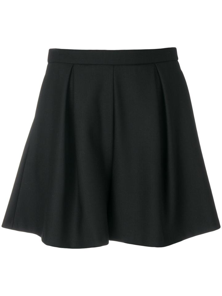 L'autre Chose Pleated Shorts - Black