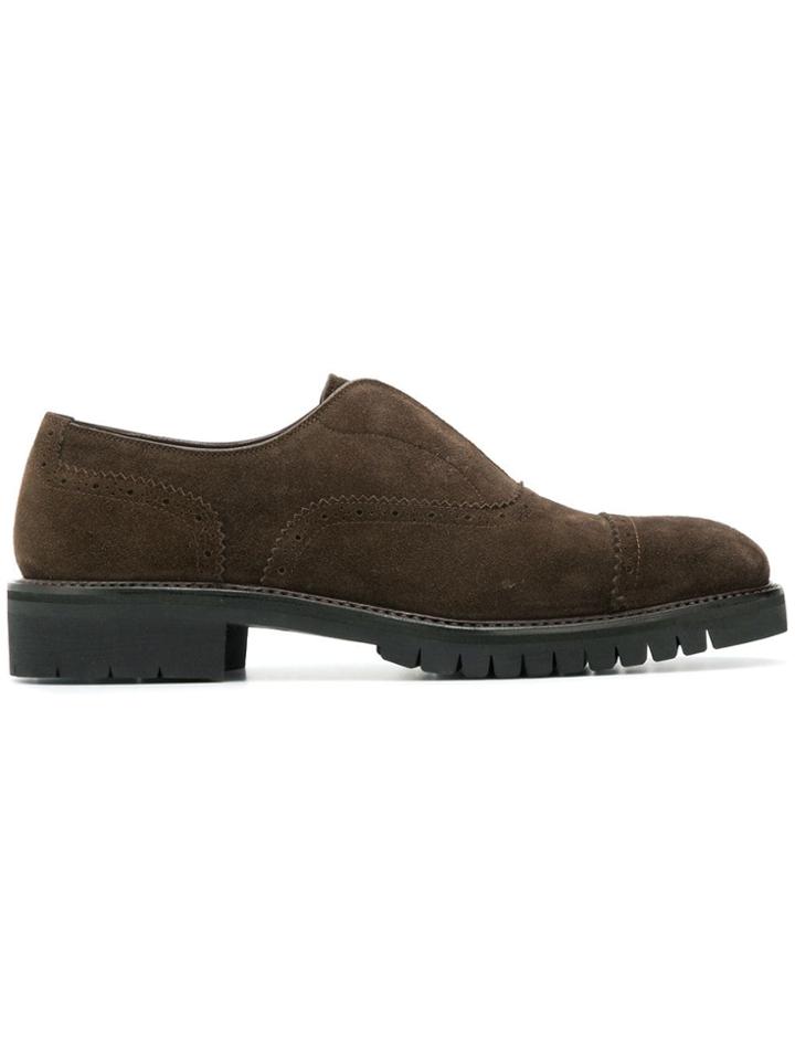 Salvatore Ferragamo Slip-on Shoes - Brown