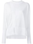 Dkny Asymmetric Sweatshirt - White