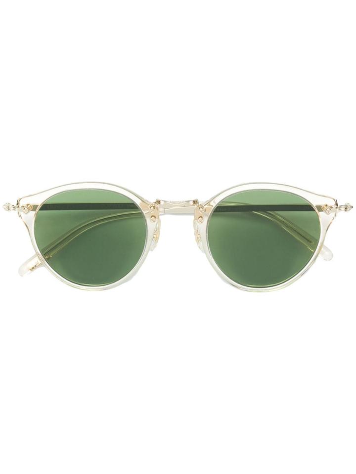 Oliver Peoples Round Shaped Sunglasses - Metallic