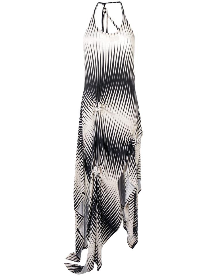 Jw Anderson Graphic Print Jersey Dress - Black