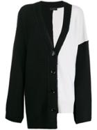 Lédition Knitted Front-button Cardigan - Black