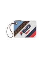 Fendi Small Triplette Clutch - Blue