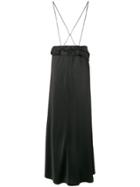 The Row Long Flared Skirt - Black