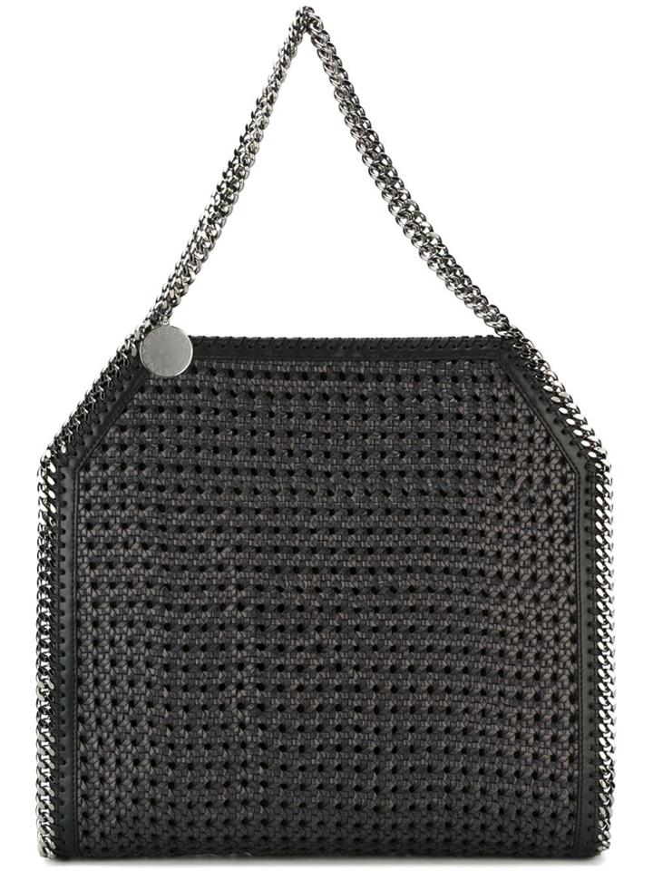 Stella Mccartney Woven Falabella Tote - Blue
