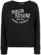 Maison Kitsuné Logo Patch Sweatshirt - Black