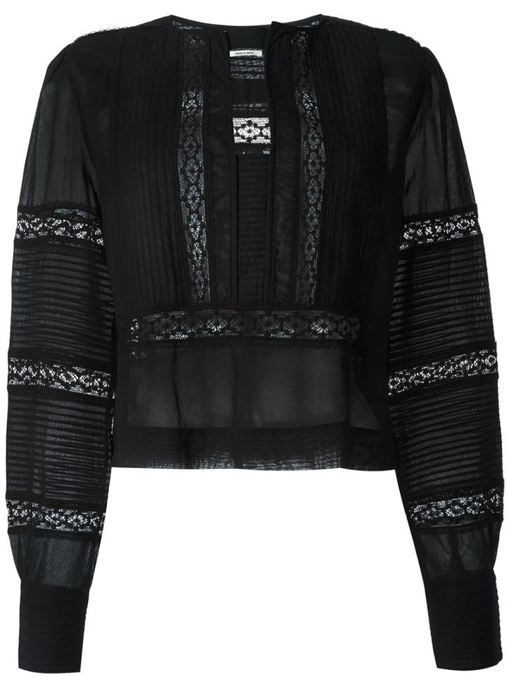 Isabel Marant Étoile 'roxana' Blouse, Women's, Size: 36, Black, Cotton