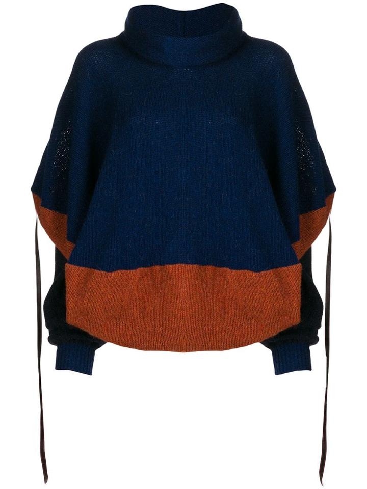 Loewe Cape Sleeve Sweater - Blue