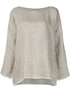 Dosa Wide Fit Blouse, Women's, Size: 3, Nude/neutrals, Linen/flax