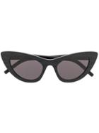 Saint Laurent Lily Tiger Sunglasses - Black